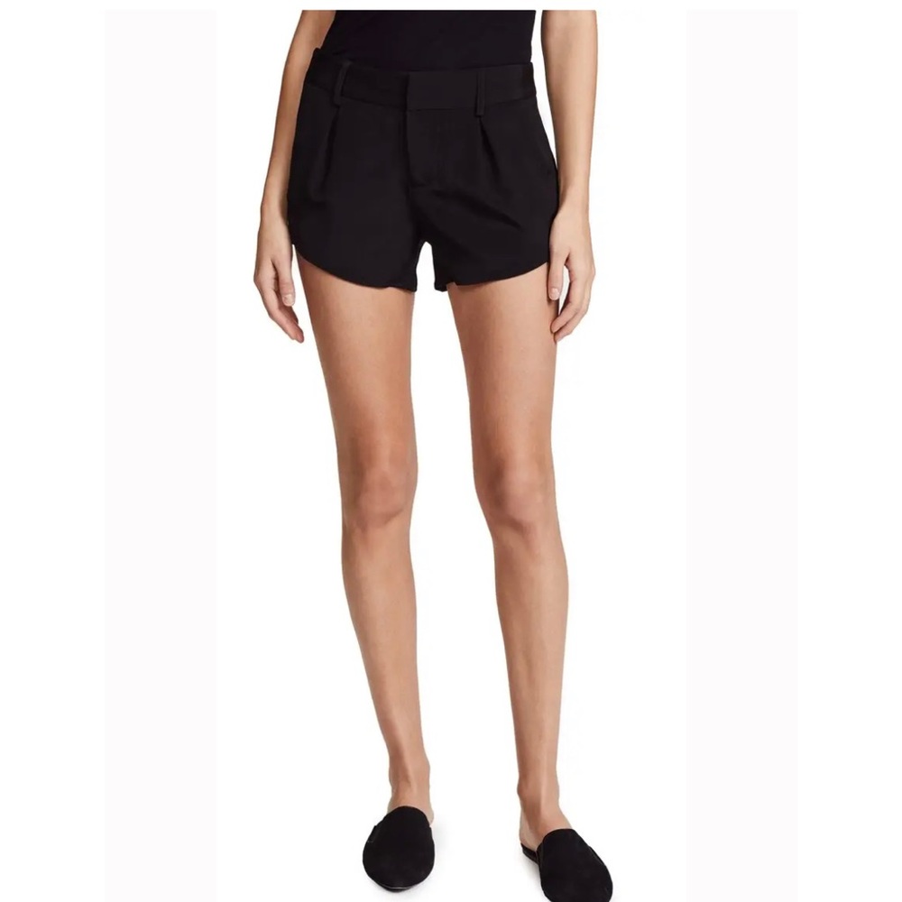 Alice + Olivia Black Butterfly Shorts Size 2